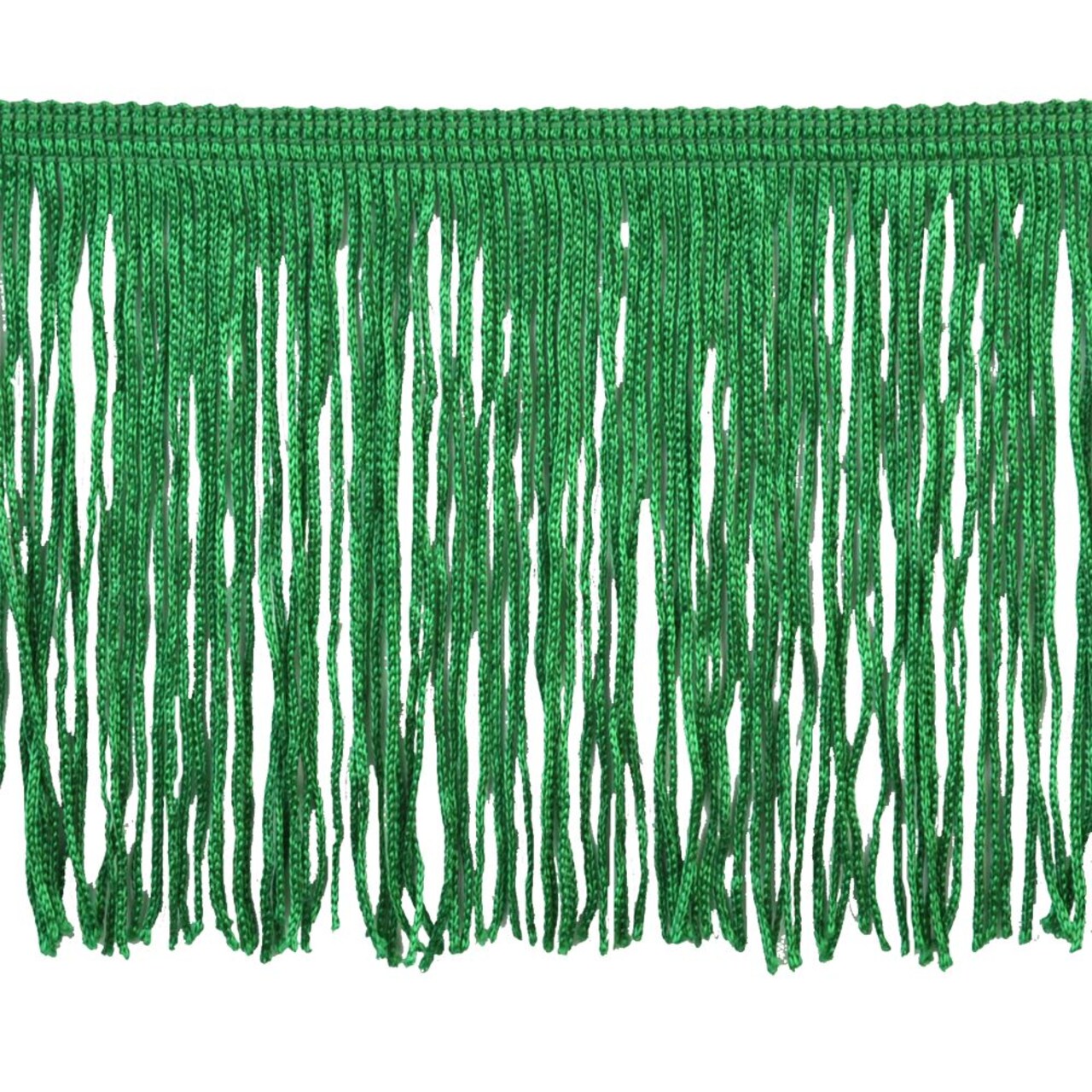 Belagio Chainette Fringe, 4" Wide, 10-Yard Bolt, Emerald Green